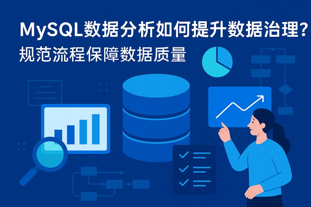 mysql数据分析如何提升数据治理？规范流程保障数据质量