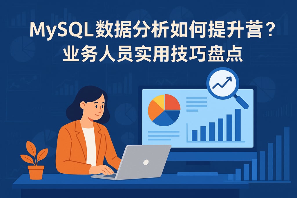 mysql数据分析如何提升运营？业务人员实用技巧盘点