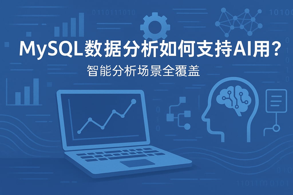 mysql数据分析如何支持AI应用？智能分析场景全覆盖