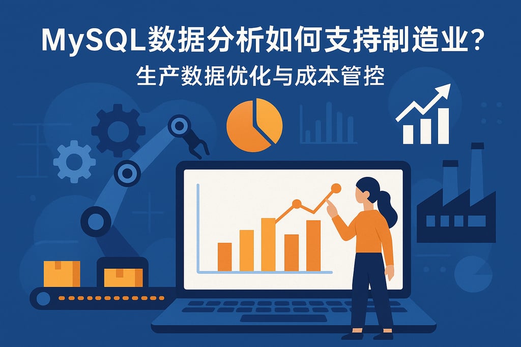 mysql数据分析如何支持制造业？生产数据优化与成本管控