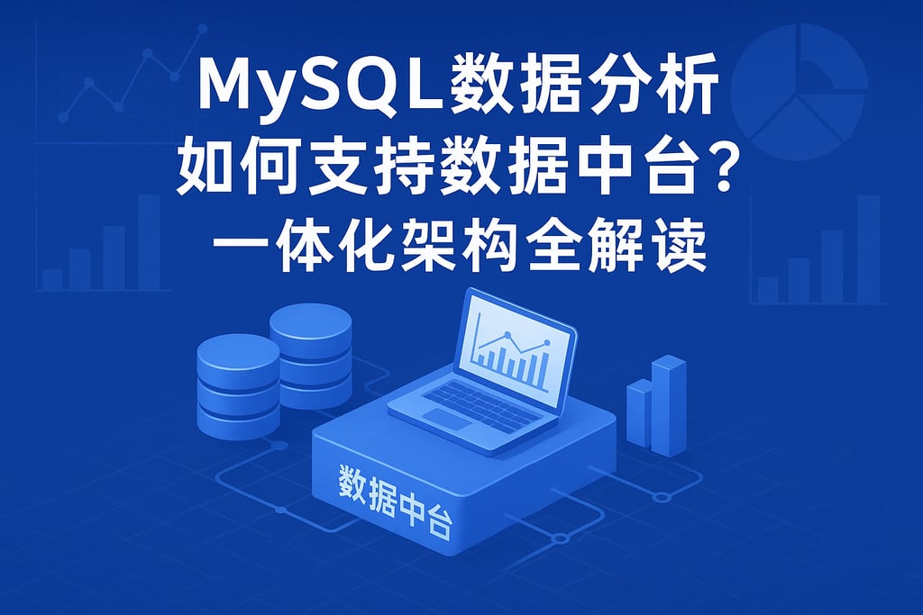 mysql数据分析如何支持数据中台？一体化架构全解读