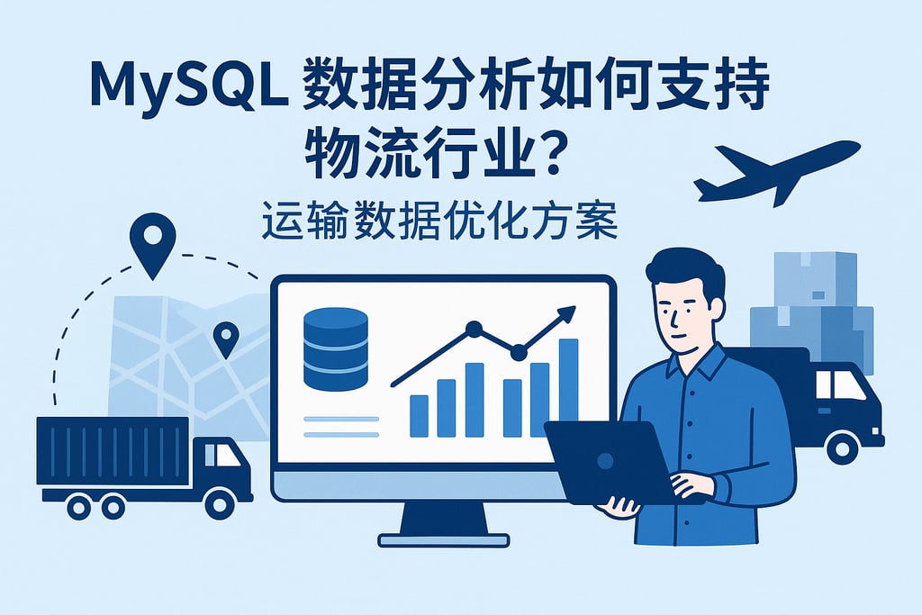 mysql数据分析如何支持物流行业？运输数据优化方案