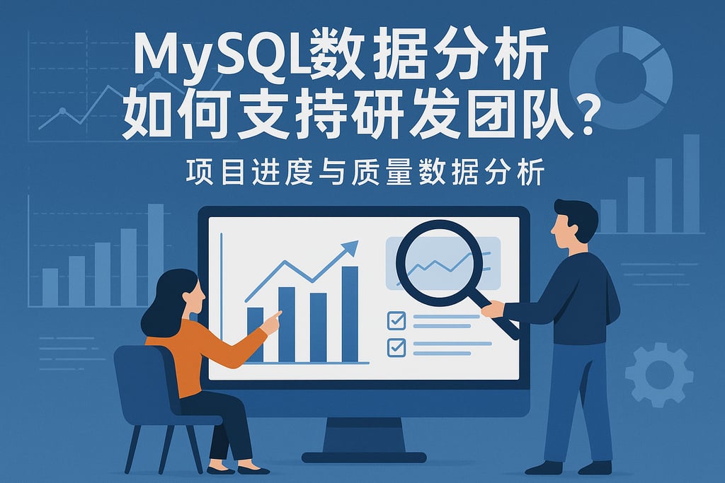 mysql数据分析如何支持研发团队？项目进度与质量数据分析