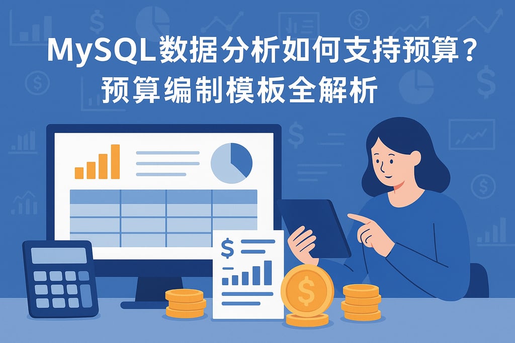 mysql数据分析如何支持财务预算？预算编制模板全解析