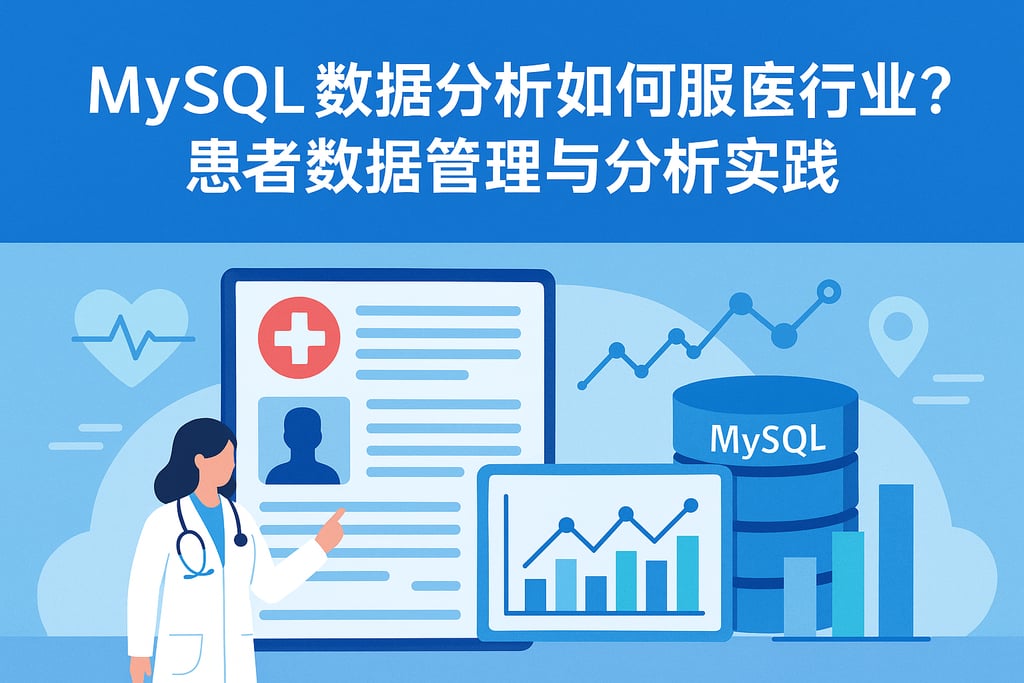 mysql数据分析如何服务医疗行业？患者数据管理与分析实践
