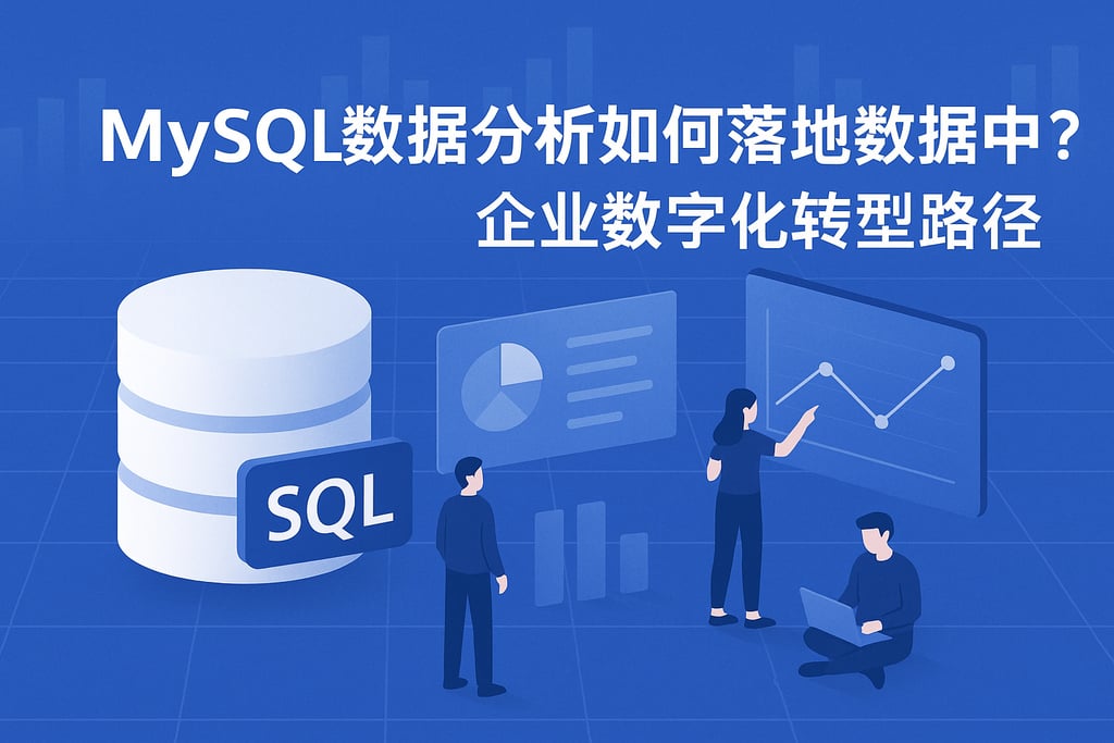mysql数据分析如何落地数据中台？企业数字化转型路径