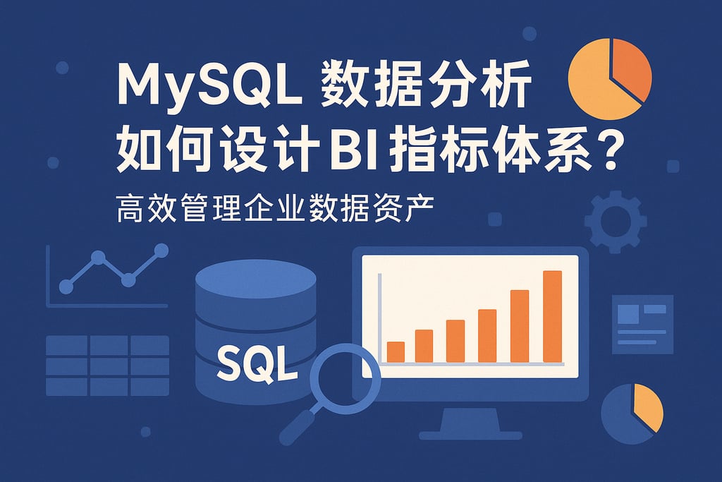 mysql数据分析如何设计BI指标体系？高效管理企业数据资产