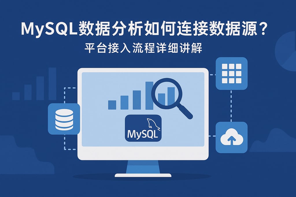 mysql数据分析如何连接数据源？平台接入流程详细讲解