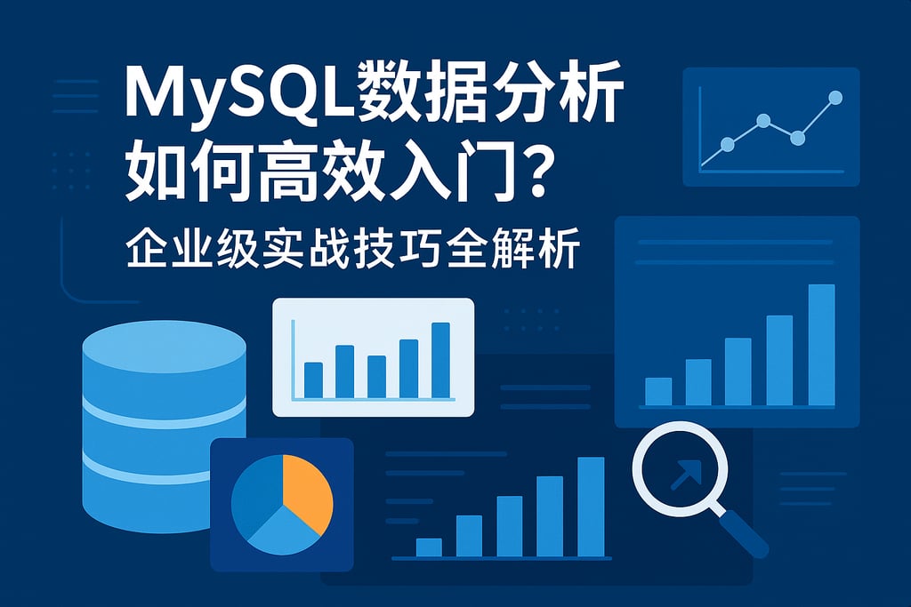 mysql数据分析如何高效入门？企业级实战技巧全解析