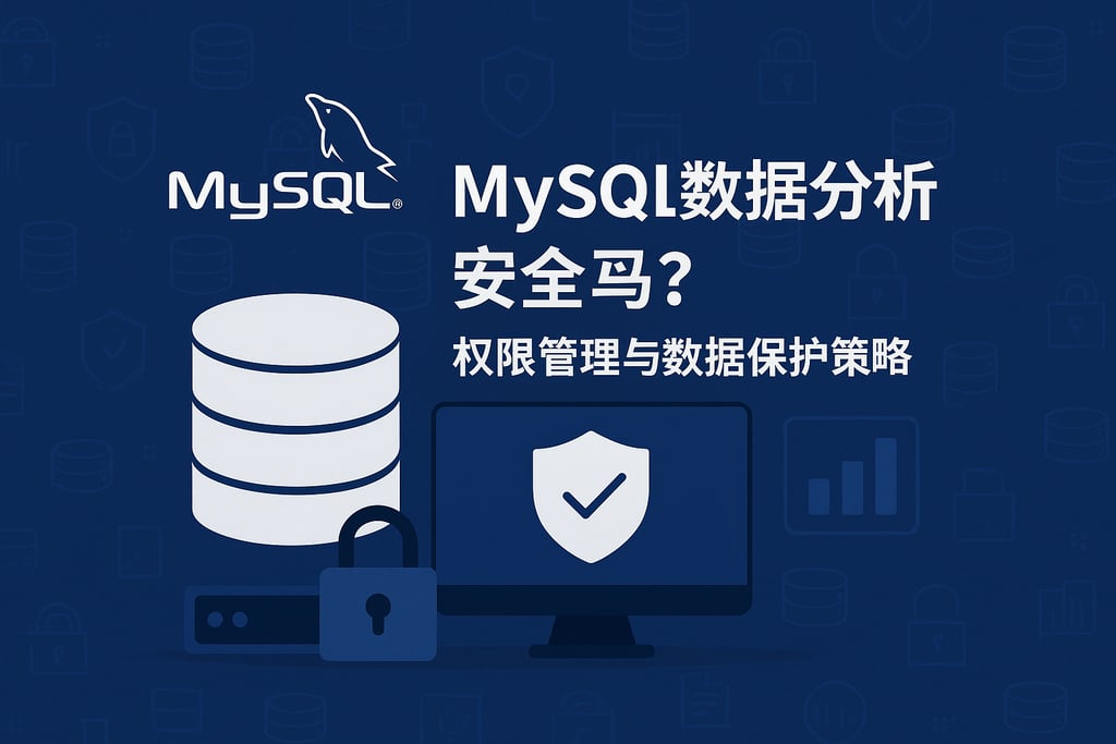 mysql数据分析安全吗？权限管理与数据保护策略。
