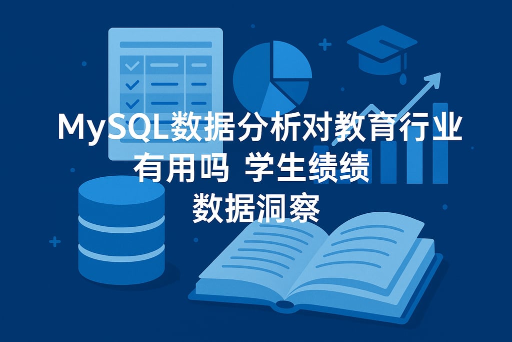 mysql数据分析对教育行业有用吗？学生成绩数据洞察