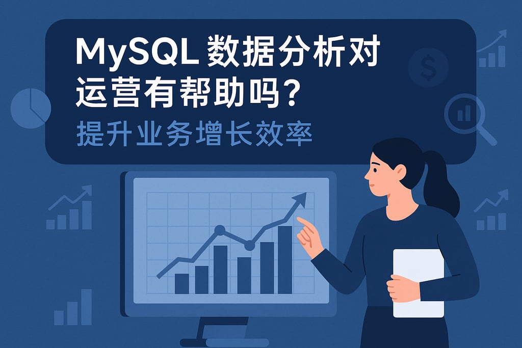 mysql数据分析对运营有帮助吗？提升业务增长效率