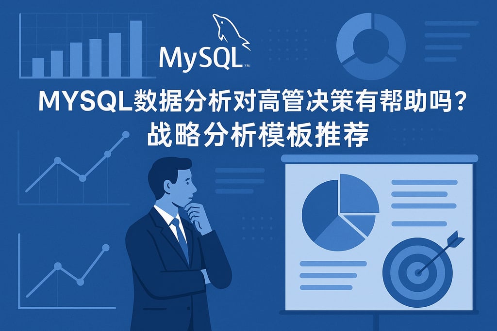 mysql数据分析对高管决策有帮助吗？战略分析模板推荐