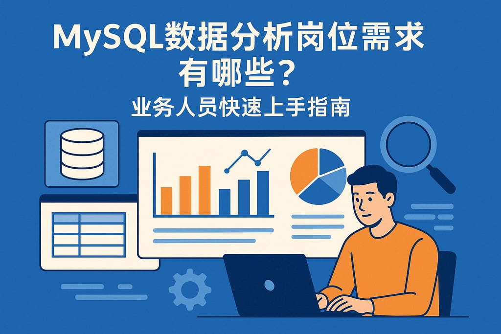 mysql数据分析岗位需求有哪些？业务人员快速上手指南