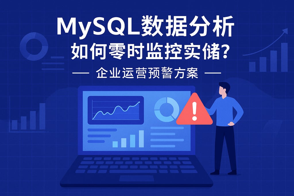 mysql数据分析怎么做实时监控？企业运营预警方案