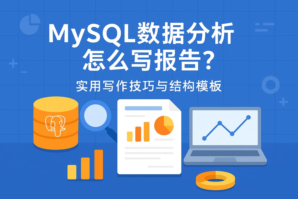 mysql数据分析怎么写报告？实用写作技巧与结构模板