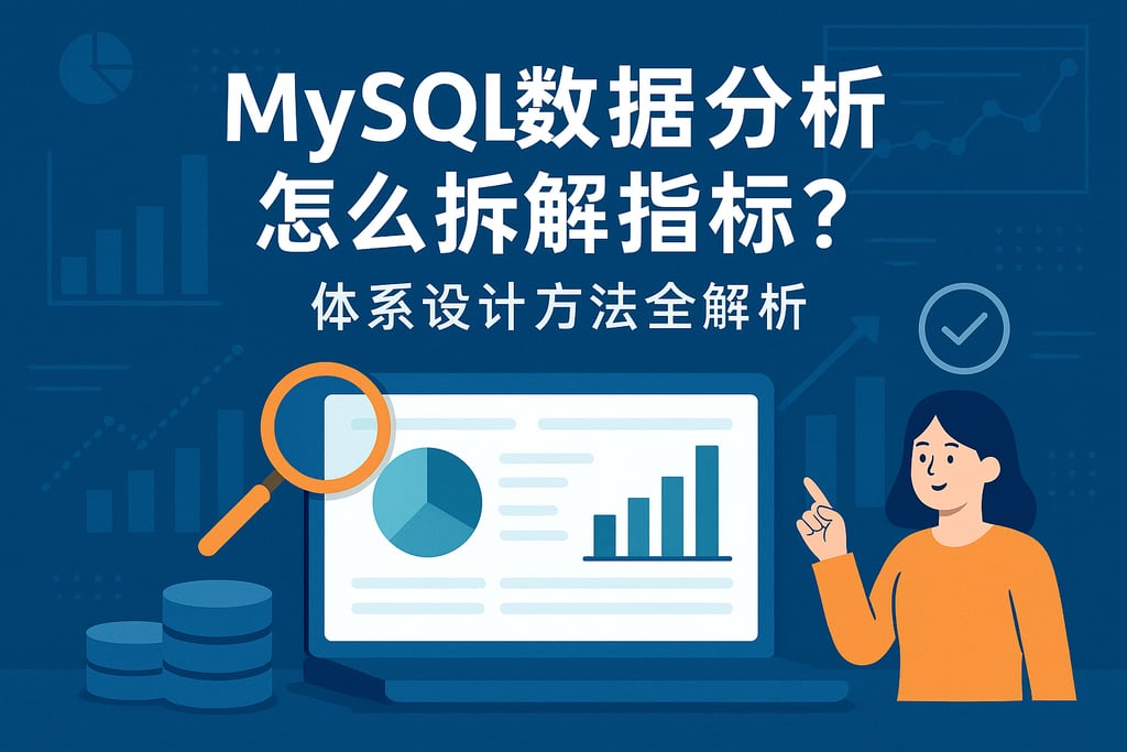 mysql数据分析怎么拆解指标？体系设计方法全解析
