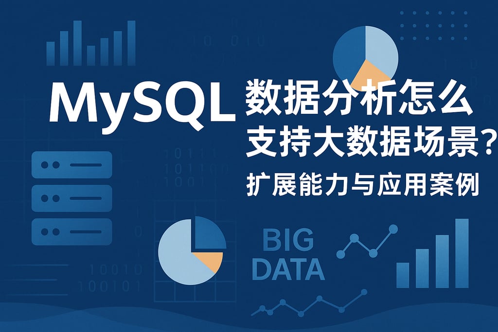 mysql数据分析怎么支持大数据场景？扩展能力与应用案例