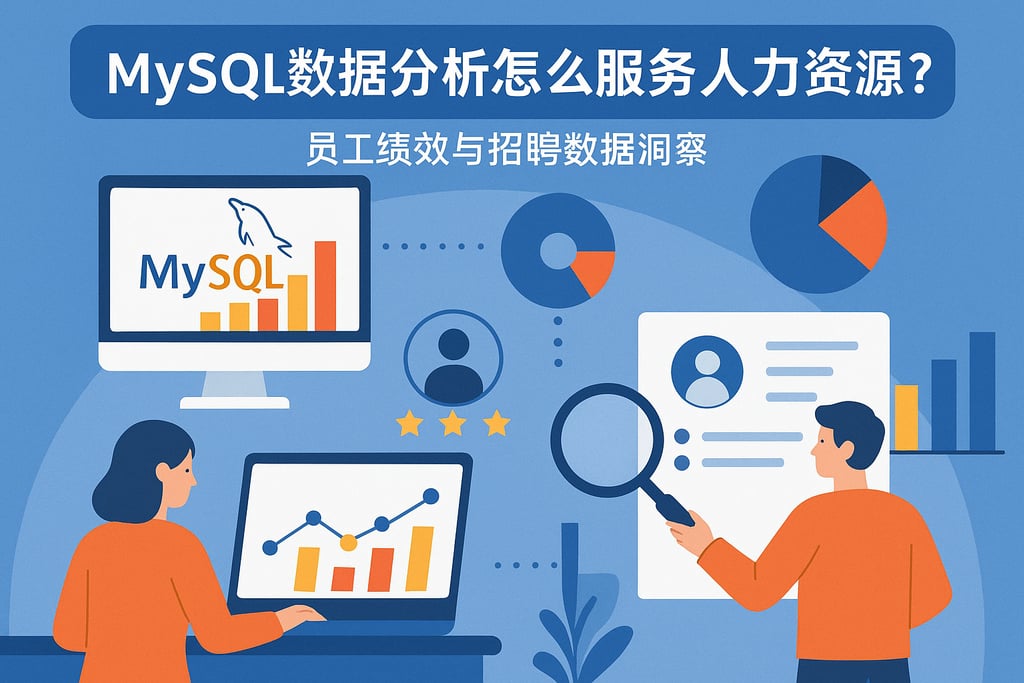 mysql数据分析怎么服务人力资源？员工绩效与招聘数据洞察