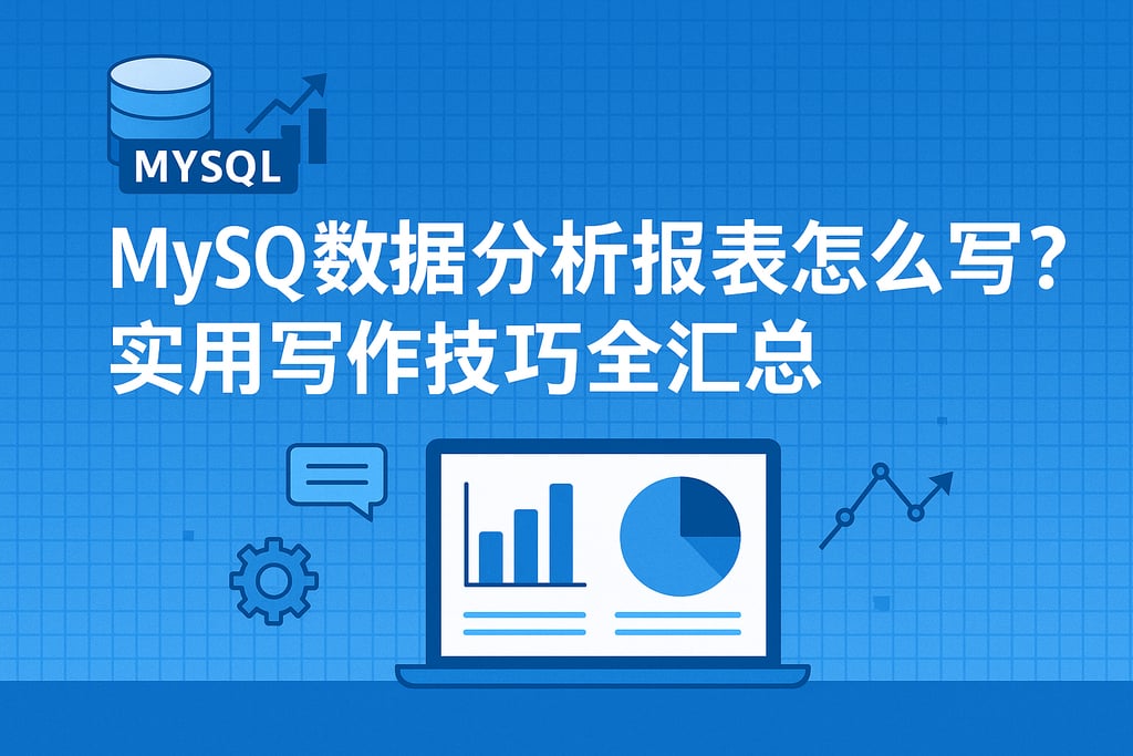 mysql数据分析报表怎么写？实用写作技巧全汇总