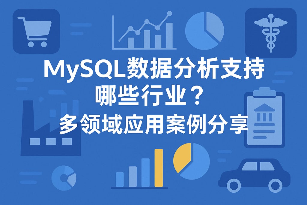 mysql数据分析支持哪些行业？多领域应用案例分享