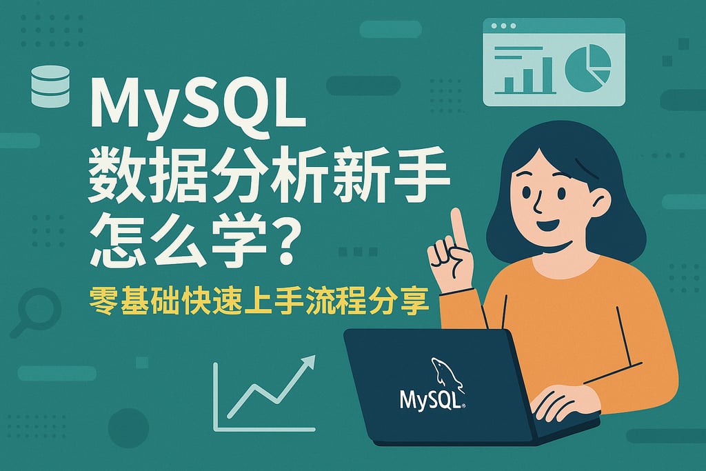 mysql数据分析新手怎么学？零基础快速上手流程分享