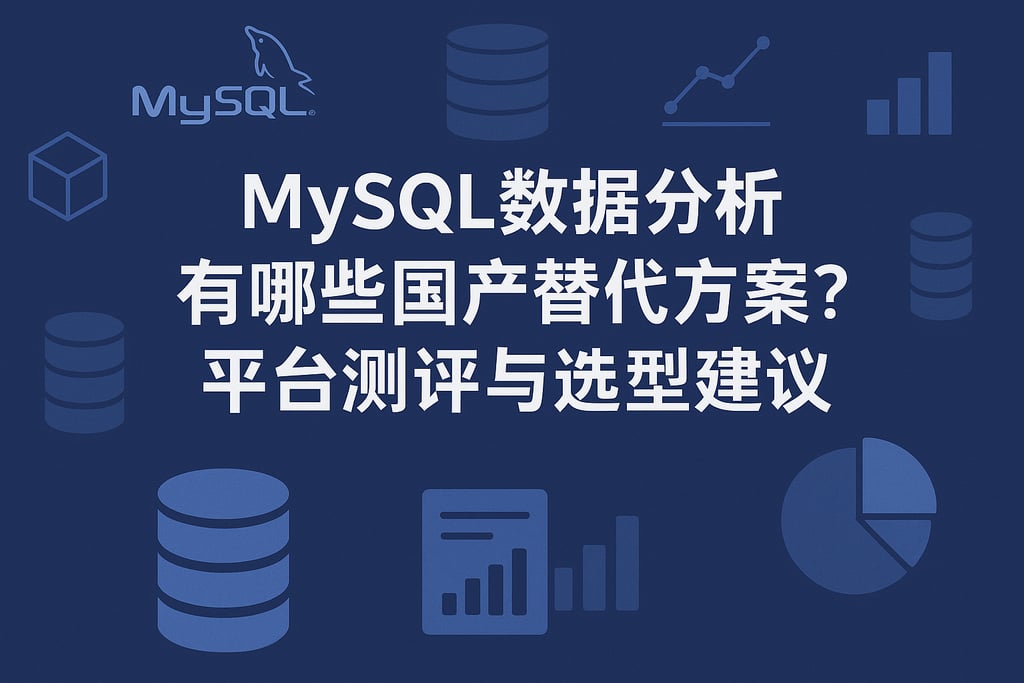 mysql数据分析有哪些国产替代方案？平台测评与选型建议