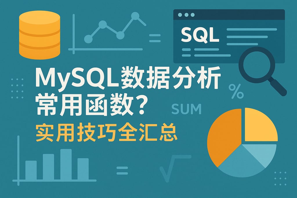 mysql数据分析有哪些常用函数？实用技巧全汇总