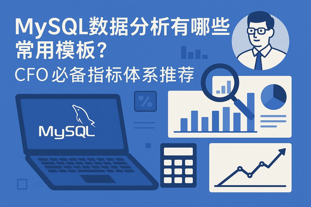 mysql数据分析有哪些常用模板？CFO必备指标体系推荐