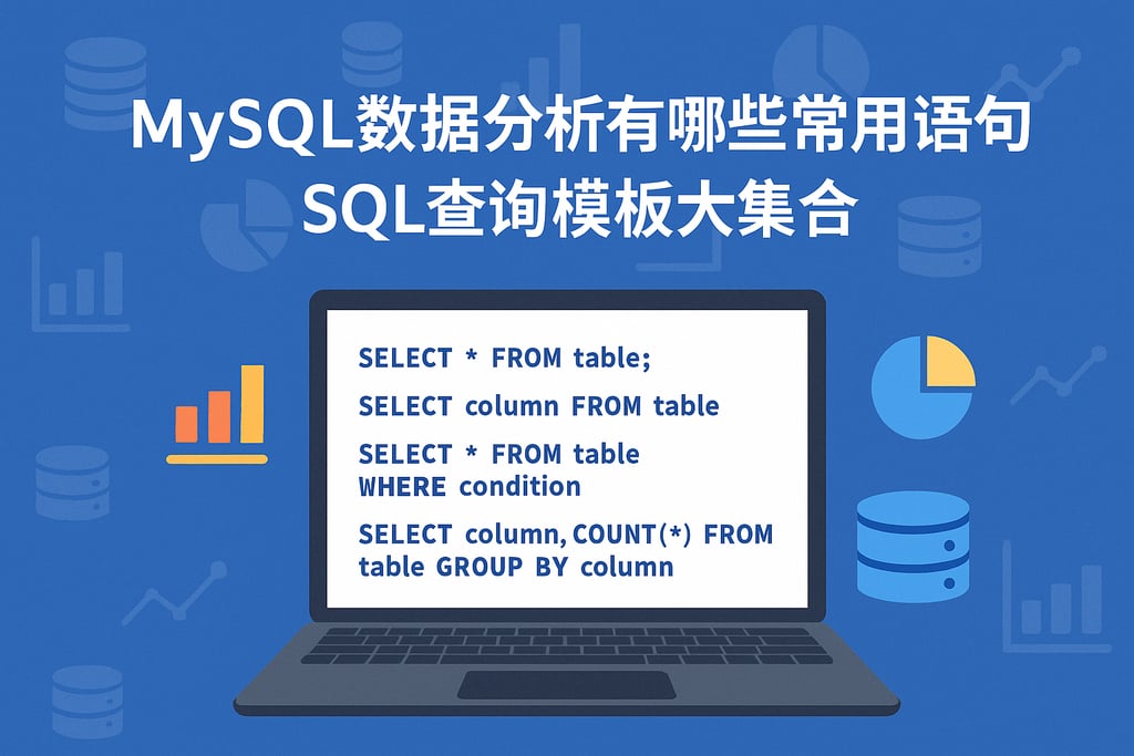 mysql数据分析有哪些常用语句？SQL查询模板大集合