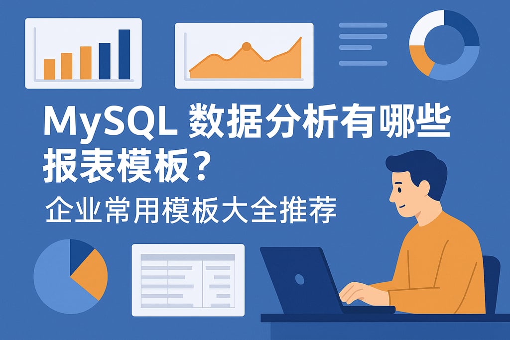 mysql数据分析有哪些报表模板？企业常用模板大全推荐