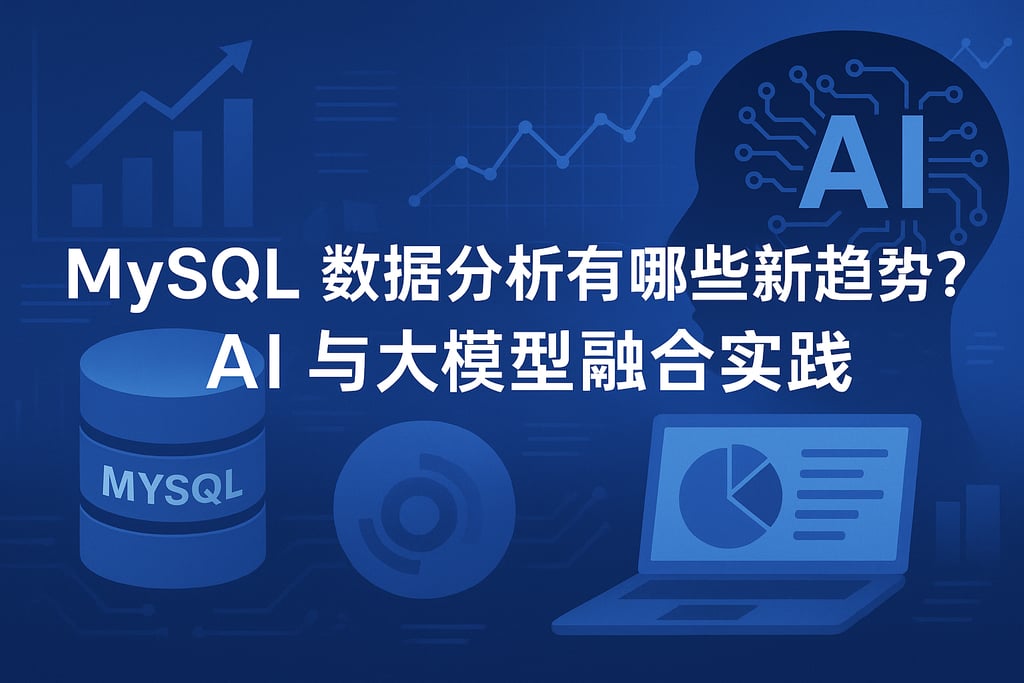 mysql数据分析有哪些新趋势？AI与大模型融合实践