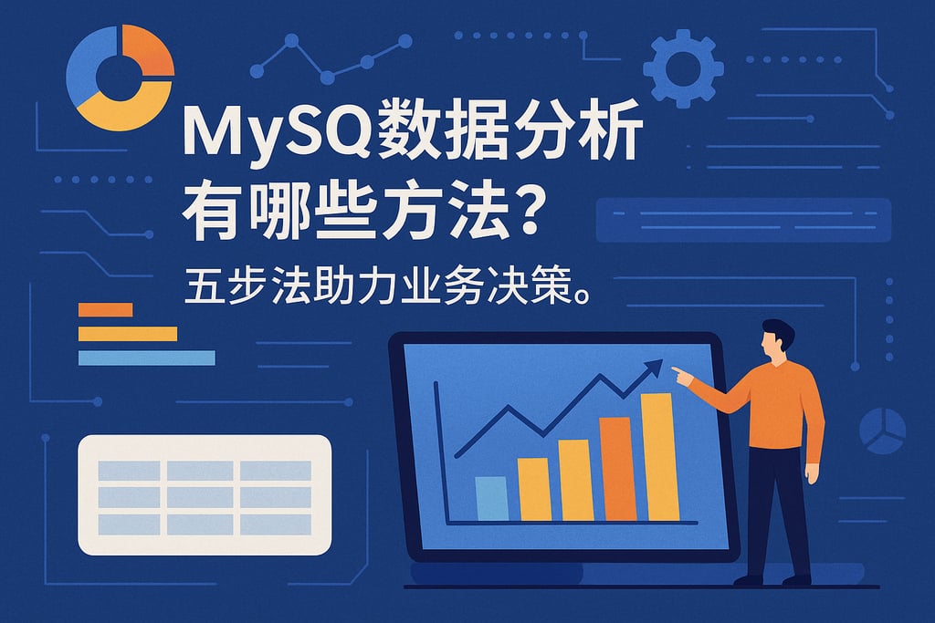 mysql数据分析有哪些方法？五步法助力业务决策。
