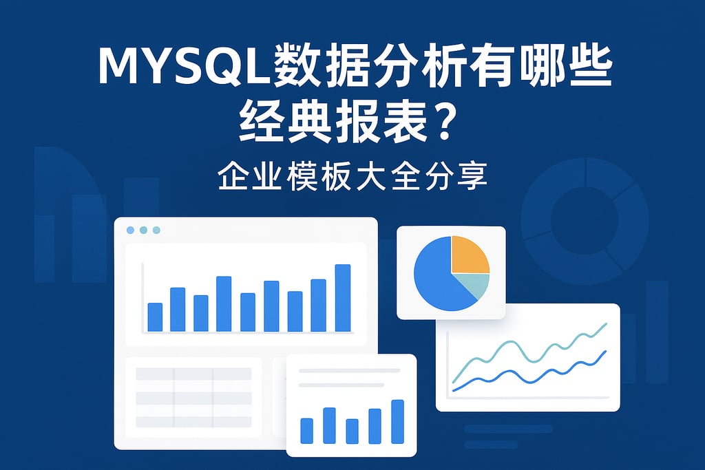 mysql数据分析有哪些经典报表？企业模板大全分享