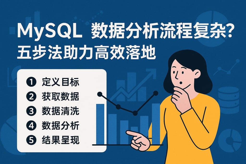 mysql数据分析流程复杂吗？五步法助力高效落地