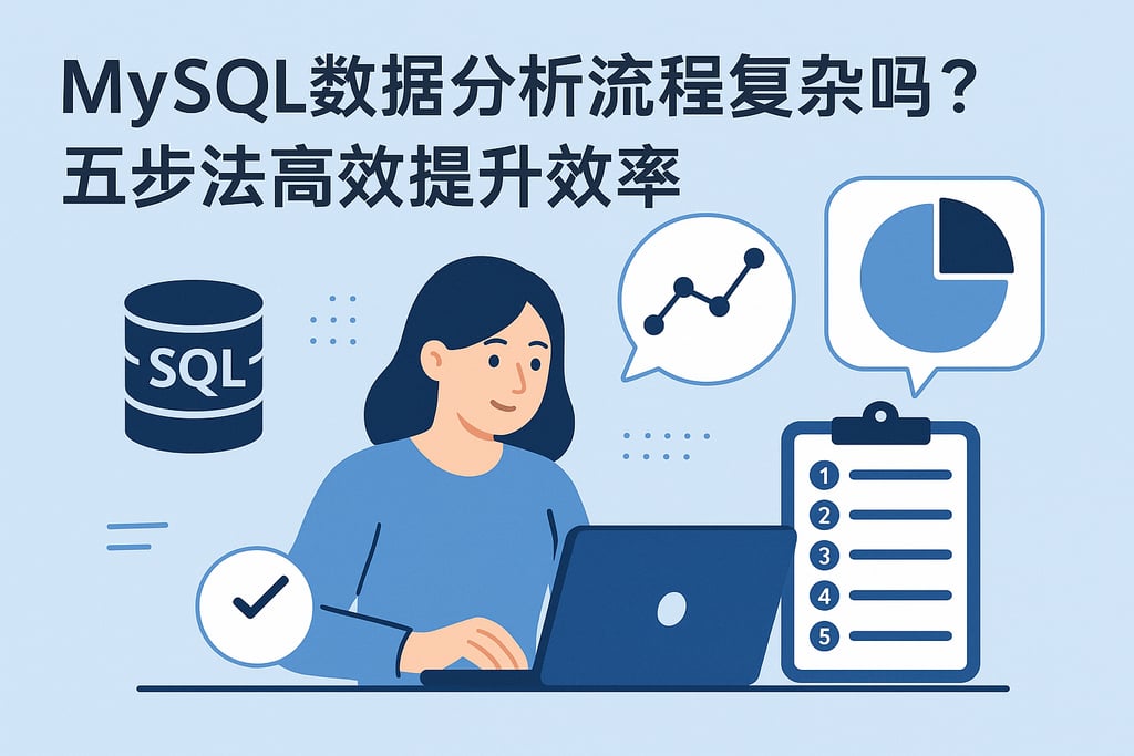 mysql数据分析流程复杂吗？五步法高效提升效率