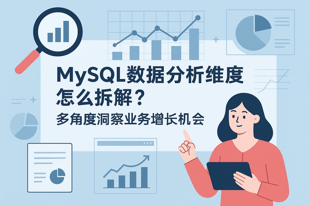mysql数据分析维度怎么拆解？多角度洞察业务增长机会