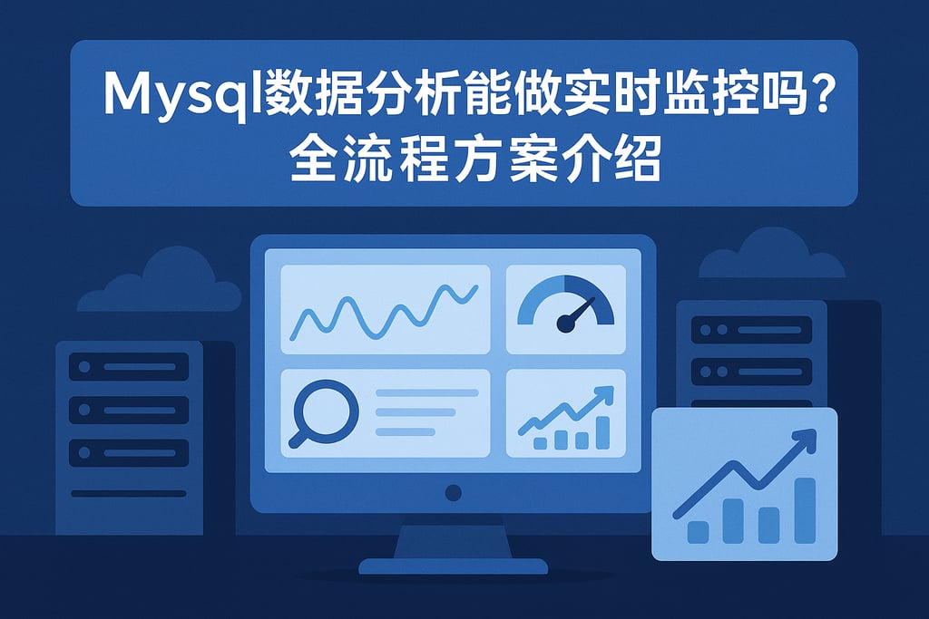 mysql数据分析能做实时监控吗？全流程方案介绍