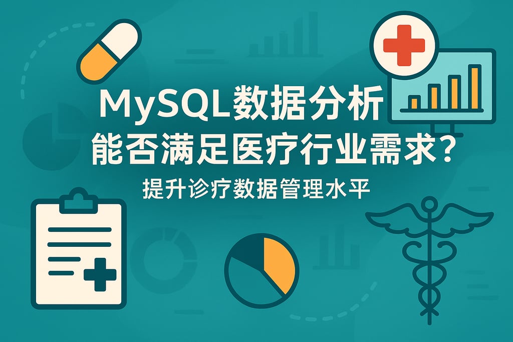 mysql数据分析能否满足医疗行业需求？提升诊疗数据管理水平