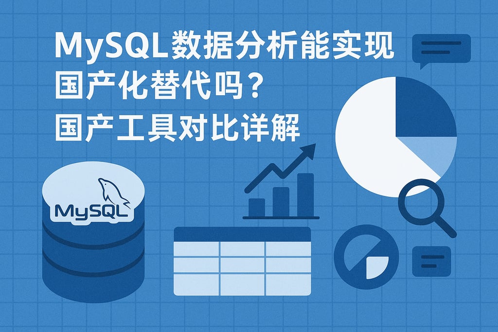 mysql数据分析能实现国产化替代吗？国产工具对比详解