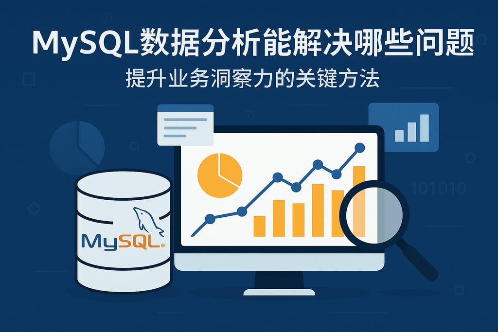 mysql数据分析能解决哪些问题？提升业务洞察力的关键方法