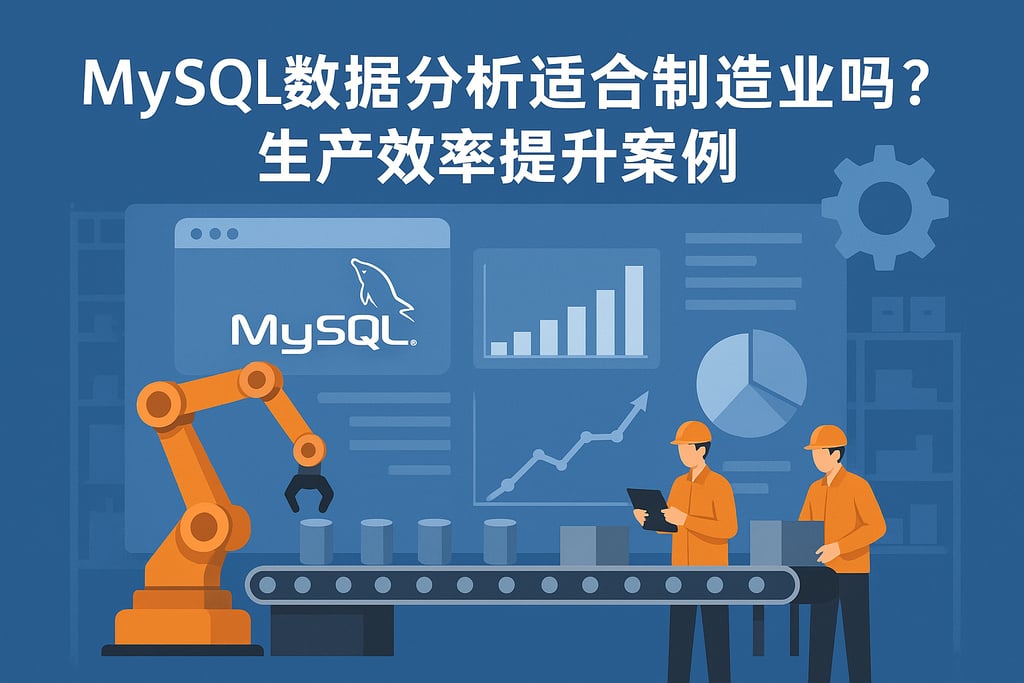 mysql数据分析适合制造业吗？生产效率提升案例