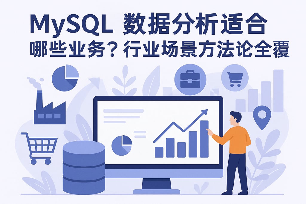 mysql数据分析适合哪些业务？行业场景方法论全覆盖