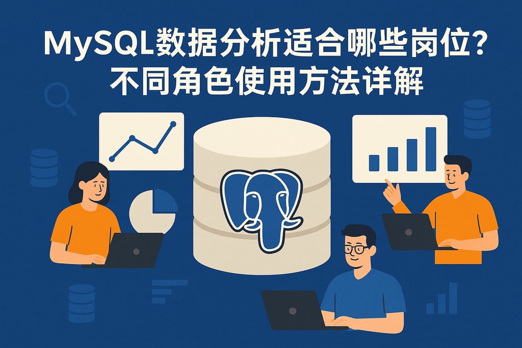 mysql数据分析适合哪些岗位？不同角色使用方法详解