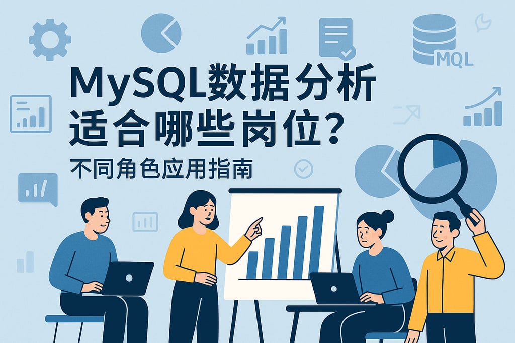mysql数据分析适合哪些岗位？不同角色应用指南