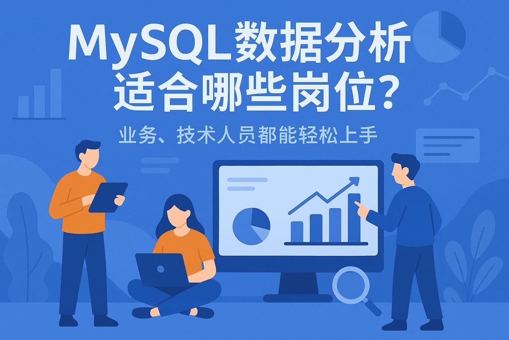 mysql数据分析适合哪些岗位？业务、技术人员都能轻松上手
