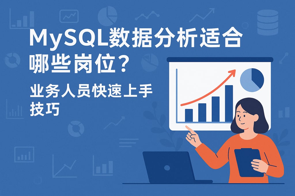 mysql数据分析适合哪些岗位？业务人员快速上手技巧
