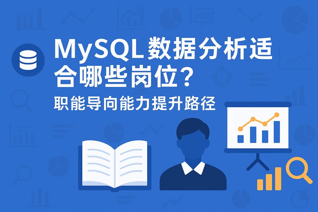 mysql数据分析适合哪些岗位？职能导向能力提升路径