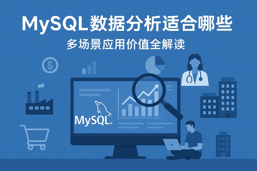 mysql数据分析适合哪些行业？多场景应用价值全解读
