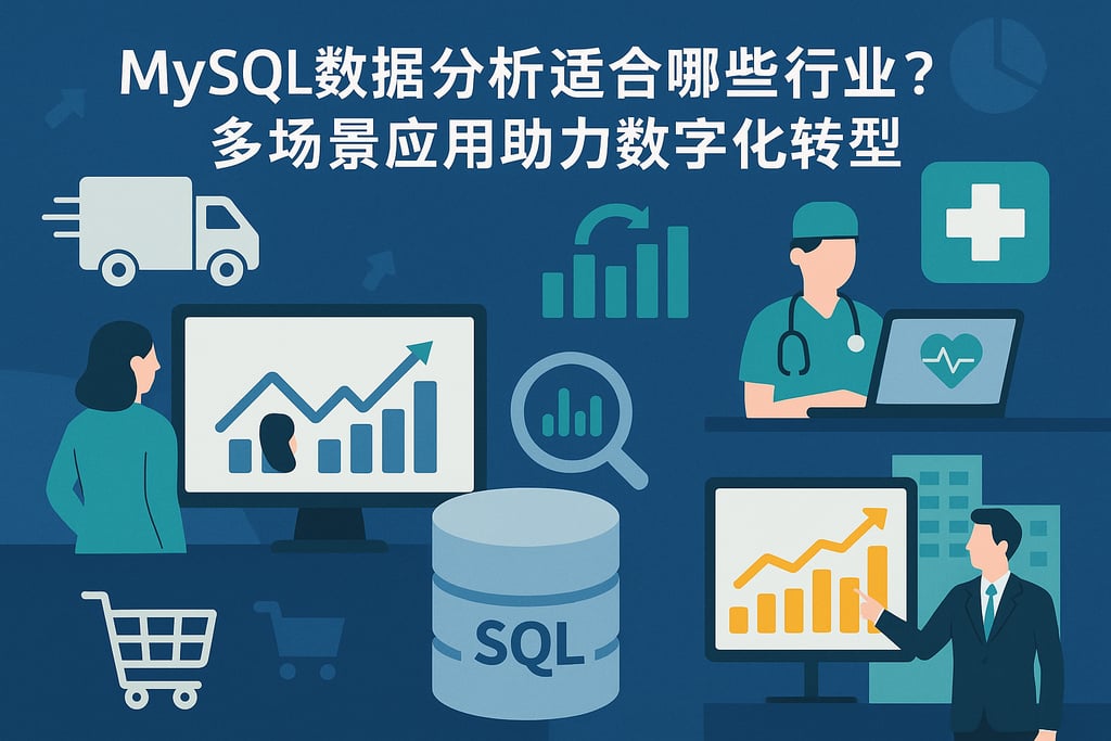 mysql数据分析适合哪些行业？多场景应用助力数字化转型